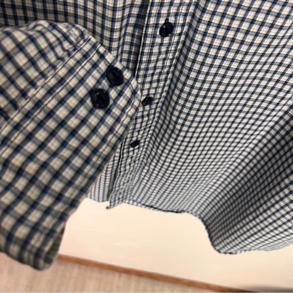 Eddie Bauer casual button down blue plaid shirt XL - Picture 7 of 7